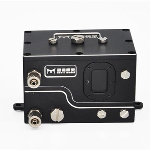 CNC-Hydrauliköltank aus Vollmetall, 60 ml, für RC, DIY-Upgrade, Hydraulikmodell-Zubehör (Nero) von NexaPart