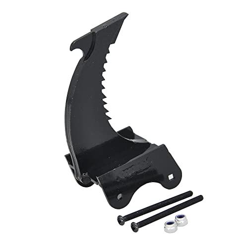 NexaPart RC-Zubehör Metall-Simulations-Eimer-Ripper-Upgrade for HUINA 550 580 592 593 594 Fernbedienungs-Bagger-Engineering-Fahrzeugmodifikation(Svart) von NexaPart