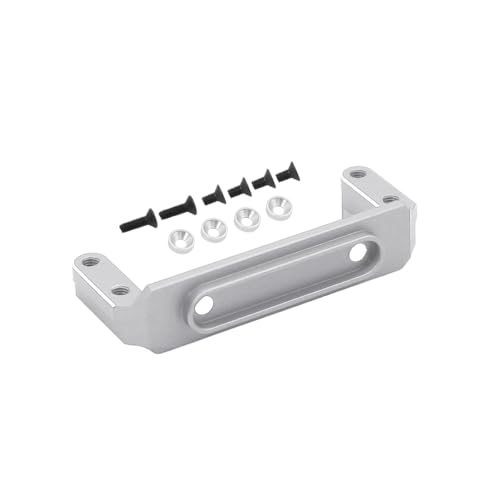 NexaPart RC-Zubehör 1/10 RC Crawler Aluminium Legierung Servo Halterung for Axial Capra UTB10 Vanquish F9 SCX10 III Portal Achse SOA 4WD Cheater Rigs Upgrades(Silver) von NexaPart