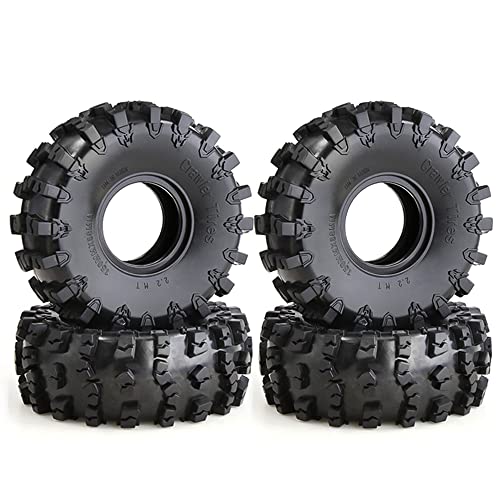 NexaPart RC-Zubehör 150 * 58MM 2,2 Zoll Reifen Übergroße Gummi Klettern Reifen for 1:10 RC Auto Axial SCX10 90046 AXI03007 D90 Traxxas TRX-4 von NexaPart