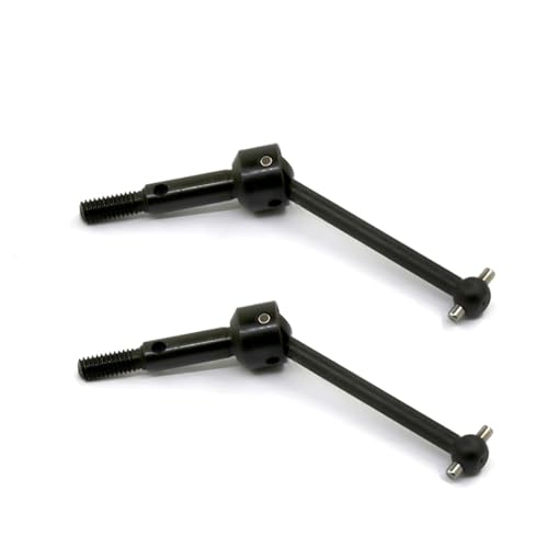 NexaPart RC-Zubehör 2 Stück Metall-Universal-Schwingwelle CVD 53792 for 1/10 RC-Auto Tamiya TT-01 TT01 TT-02 TT02 TA04 Upgrade-Teile (39 MM) von NexaPart