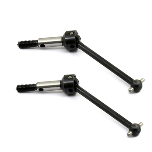 NexaPart RC-Zubehör 2 stücke Universal Stahl Antriebswelle CVD Weitwinkel 44MM for 3Racing Sakura RC 1/10 Driften Auto D3 XIS Zero S CS UL TB03 TB03D von NexaPart