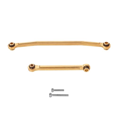 NexaPart RC-Zubehör 2PCS FMS Messing Steering Rod Krawatte Links for 1/24 FMS K5 FCX24 Xiaoqi Power Wagon RC Crawler Auto Teile von NexaPart
