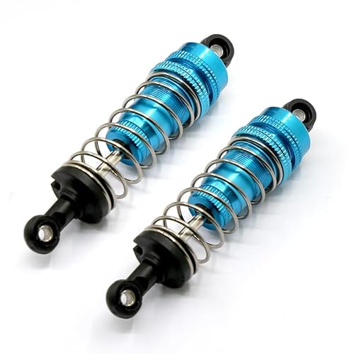 NexaPart RC-Zubehör 2Pcs Aluminium Metall Vorne und Hinten Stoßdämpfer for 1/14 WLtoy 144001 1316 RC Auto Crawler Short Course Truck Upgrade Teil(2pcs-01) von NexaPart