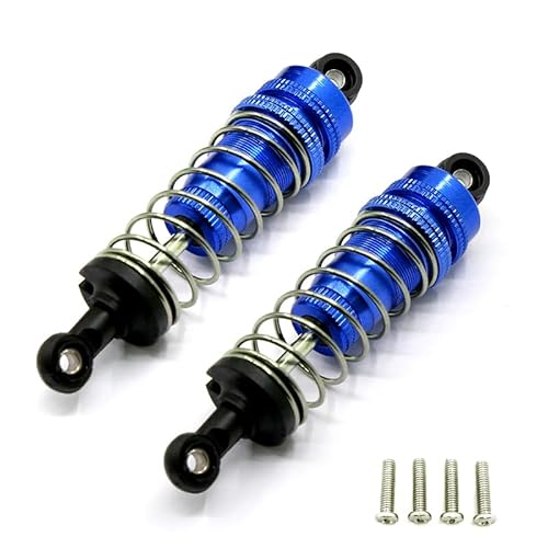 NexaPart RC-Zubehör 2Pcs Aluminium Metall Vorne und Hinten Stoßdämpfer for 1/14 WLtoy 144001 1316 RC Auto Crawler Short Course Truck Upgrade Teil(2pcs-05) von NexaPart