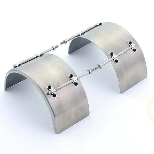 2 stücke Metall Upgrade Biaxial Kotflügel for 1/14 Tamiya RC Dump LKW Scania 770S R620 Volvo Arocs Man TGX LESU Auto Zubehör von NexaPart