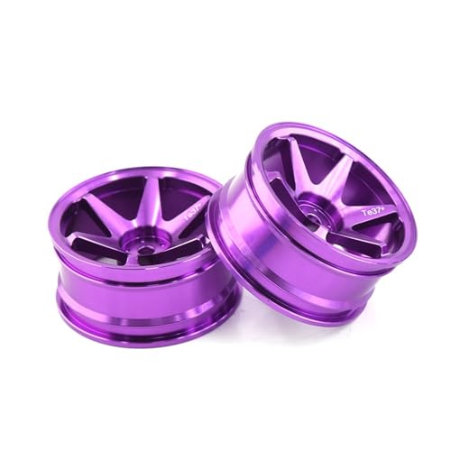 NexaPart RC-Zubehör 4 stücke 1/10 On-Road Drift Auto 52MM Aluminium Legierung Metall Rad Hub Klettern Auto Felge for HSP Tamiya HPI Kyosho Sakura 110 von NexaPart
