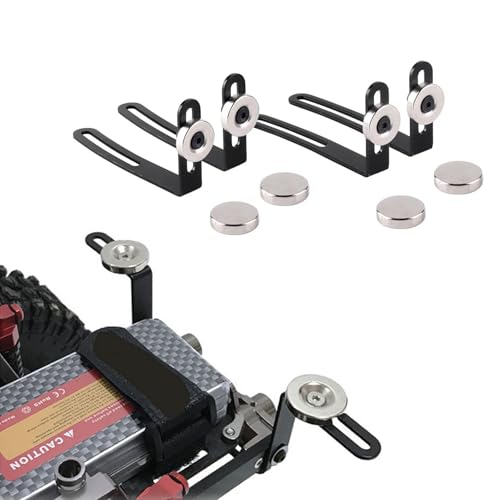 NexaPart RC-Zubehör 4PCS RC Auto Shell Karosseriehalterung Metall L-Halterung mit Magnet for 1:10 RC Crawler Auto Axial SCX10 90046 D90 S18 NexaPart RC-Zubehör 4PCS RC Auto Shell Karosseriehalterung Metall L-Halterung mit Magnet for 1:10 RC Crawler Auto Axial SCX10 90046 D90 S18 von NexaPart