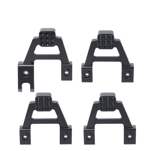 NexaPart RC-Zubehör 4Pcs Aluminium Front Shock Tower & Rear Shock Tower Mount for CROSSRC 1/8 EMOX Vorne Hinten Shock Towers RC Auto Upgrade Teile von NexaPart