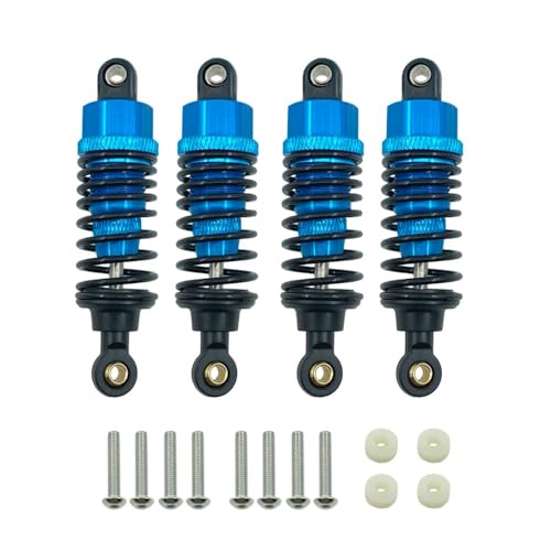 NexaPart RC-Zubehör 4Pcs Aluminium Legierung Stoßdämpfer Dämpfer Set for Tamiya TT-01 TT01 TT-02 TT02 1/10 RC Auto Upgrade Teile(Blauw) von NexaPart