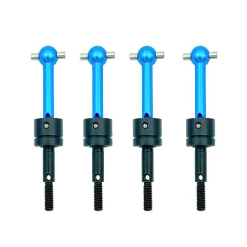 NexaPart RC-Zubehör 4Pcs Metall Universal Antriebswelle CVD 53792 for Tamiya TT-01 TT01 TT-02 TT02 TA04 1/10 RC Auto Upgrade Teile von NexaPart