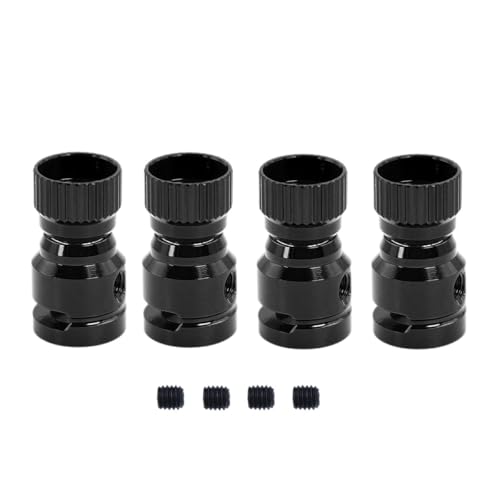 NexaPart RC-Zubehör 4Pcs RC Auto Karosserie Beiträge Magnet Unsichtbare Fest Mount Beiträge for 1/10 Axial SCX10 Traxxas TRX4 D90 D110 HSP Drift Sakura(Svart) von NexaPart
