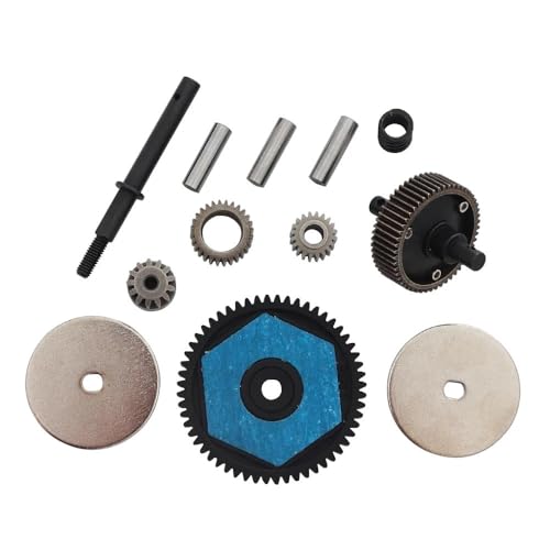 NexaPart RC-Zubehör 56T Übertragung Kunststoff Stirnradgetriebe Set for 1/10 RC Crawler Auto Axial SCX10/SCX10 II 90047 90104 Upgrade Teile(Complete Gear Set) von NexaPart