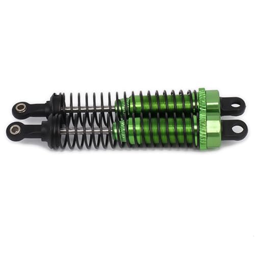 NexaPart RC-Zubehör 86mm Aluminium Stoßdämpfer for RC Auto 1/16 Buggy Monster Truck Hsp Hpi Öl Gefüllt Einstellbare Hop-Up Verbesserte Teile Losi(Green) von NexaPart