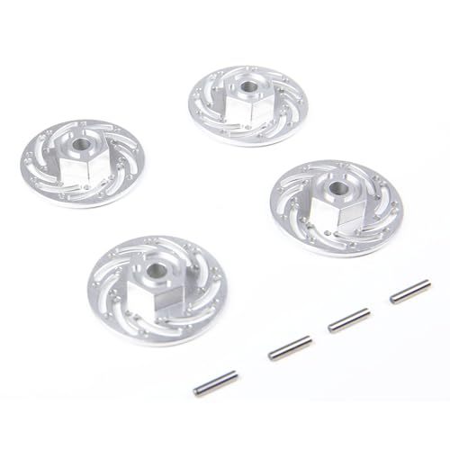 NexaPart RC-Zubehör Aluminium-Bremsscheibe for 1:10 RC-Auto Tamiya TT02 TT01(Silver) von NexaPart