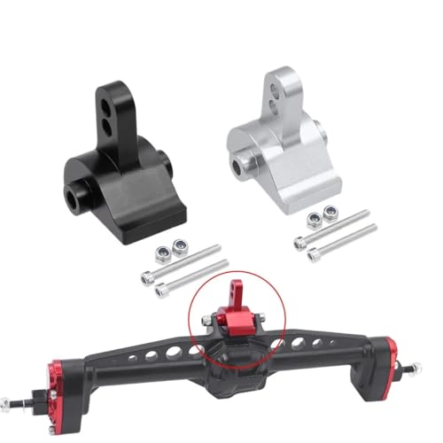 NexaPart RC-Zubehör Aluminium Rear Upper Link Riser Anti-Squat-Halterungen for AR45-Achse 1/10 RC Rigs Crawler Axial SCX10 III AR45P LCG Chassis-Upgrades(Svart) von NexaPart