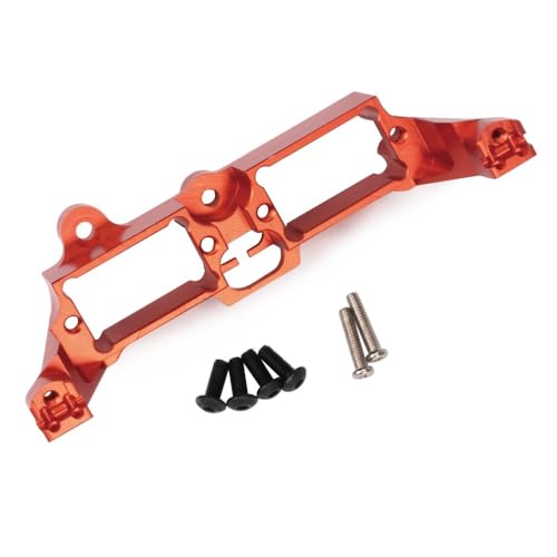 NexaPart RC-Zubehör Aluminium Servo Halterung Differential Sperre Halterung Festen Sitz for 1/10 RC Crawler Auto TRX-4 Defender Ford Upgrade Teile(Rood) von NexaPart