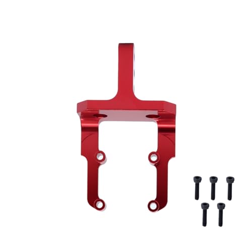 NexaPart RC-Zubehör Aluminiumlegierung Rear Upper Link Riser for Axial SCX10 II 90046 1:10 RC Crawler for AR44 Achse 1/10 Schwarzes Chassis DIY Upgrade Teile(Rood) von NexaPart