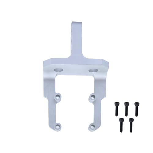 NexaPart RC-Zubehör Aluminiumlegierung Rear Upper Link Riser for Axial SCX10 II 90046 1:10 RC Crawler for AR44 Achse 1/10 Schwarzes Chassis DIY Upgrade Teile(Silver) von NexaPart