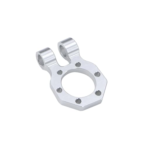 NexaPart RC-Zubehör CNC-Aluminium, verstellbare vordere und hintere modulare Stoßstangenführung for 1/10 RC Crawler LCG TRX4 SCX10 Capra Comp Builds Chassis-Upgrades(1Pcs Shackle Silver) von NexaPart