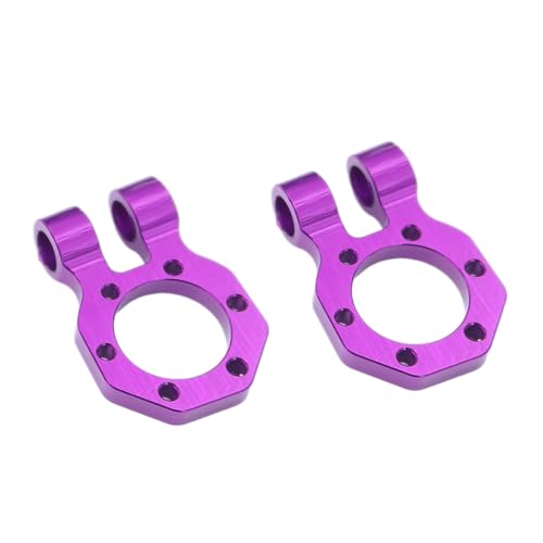 NexaPart RC-Zubehör CNC-Aluminium, verstellbare vordere und hintere modulare Stoßstangenführung for 1/10 RC Crawler LCG TRX4 SCX10 Capra Comp Builds Chassis-Upgrades(2Pcs Shackle Purple) von NexaPart