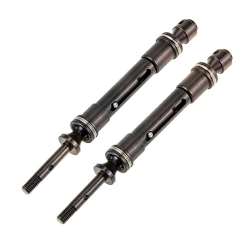 NexaPart RC-Zubehör CVD-Stahl-Antriebswellenbaugruppe vorne und hinten, strapazierfähig, for 1/10 Traxxas Slash 4X4, Slash, Rustler VXL, Stampede 4X4 VXL(2Rear) von NexaPart