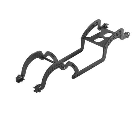 NexaPart RC-Zubehör Carbon Fiber LCG Chassis Kit Rahmen Schienen Hosenträger Rock Sliders for 1/18 TRX4M RC Crawler Auto Bronco Defender DIY Upgrade Teile(No Plate and Bumper) von NexaPart