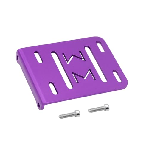 NexaPart RC-Zubehör Fach Elektronischer ESC-Batteriehalter CNC-Aluminium 2Low-Getriebezubehör for 1/10 RC Crawler LCG-Chassis-Upgrade-Teile(Purple Tray) von NexaPart