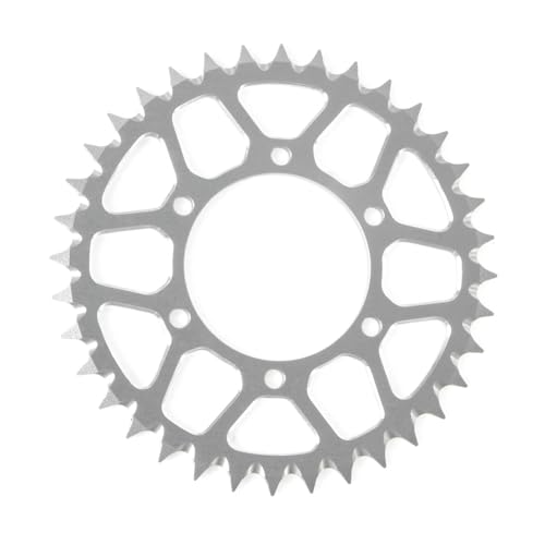 NexaPart RC-Zubehör Geeignet for das Hinterradgetriebe for LOSI 1/4 Promoto-MX Elektromotorrad, 36T, Aluminiumlegierung 7075, Hartoxidation 262003(Silver) von NexaPart