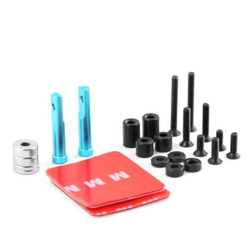 NexaPart RC-Zubehör Karosserie-Magnet, unsichtbare Feste Halterung for 3Racing Sakura D5S/D5/D5MR YOKOMO YD-2/YD2 MST RC-Auto-Upgrade-Teile(Blue Front) von NexaPart