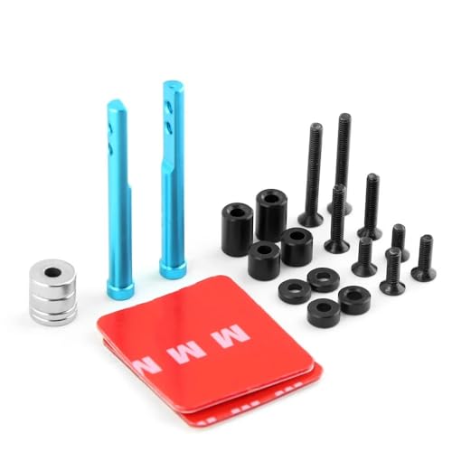 NexaPart RC-Zubehör Karosserie-Magnet, unsichtbare Feste Halterung for 3Racing Sakura D5S/D5/D5MR YOKOMO YD-2/YD2 MST RC-Auto-Upgrade-Teile(Blue Rear) von NexaPart