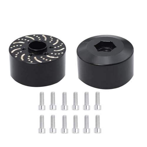 NexaPart RC-Zubehör Messinggewichte Bremsscheiben for 1/10 RC Crawler TRX4 Axial SCX10 1,9 "2,2" Beadlock-Felgennabe 6 Mittelloch-Gegengewicht(18.5MM 2PCS) von NexaPart