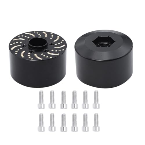 NexaPart RC-Zubehör Messinggewichte Bremsscheiben for 1/10 RC Crawler TRX4 Axial SCX10 1,9 "2,2" Beadlock-Felgennabe 6 Mittelloch-Gegengewicht(22MM 2PCS) von NexaPart