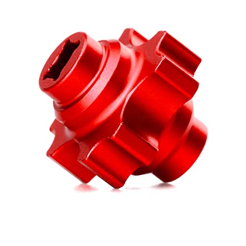 NexaPart RC-Zubehör Metall Differential Lock Differential Locker Spool for Tamiya TT02 TT02B TT02T TT02D RC Auto Upgrades Teile Zubehör(Rood) von NexaPart