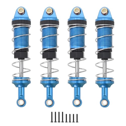 NexaPart RC-Zubehör Metall Öl Stoßdämpfer Dämpfer for MN128 MN86K MN86KS MN128 MN86 MN86S MN G500 1/12 RC Auto Upgrade Teile(Blauw) von NexaPart