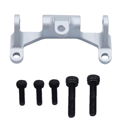 NexaPart RC-Zubehör Metall-Servohalterung vorne, Servohalterung, hinterer Verbindungsstangensitz for Axial 1/18 Capra UTB18 RC-Rennwagen-Upgrades(Rear Silver) von NexaPart