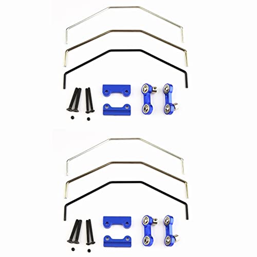 NexaPart RC-Zubehör Metall Vorne und Hinten Stabilisator Stabilisator Kit for 1/5 Traxxas X-Maxx XMAXX RC Auto Upgrades Teile Zubehör(2 Set) von NexaPart