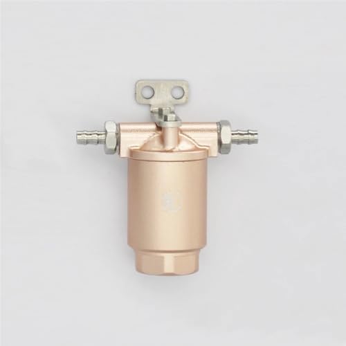 NexaPart RC-Zubehör Mini Hydrauliköl Metallfilter for 1/14 RC Bagger Bulldozer Tamiya LKW Modellteile(Gold) von NexaPart