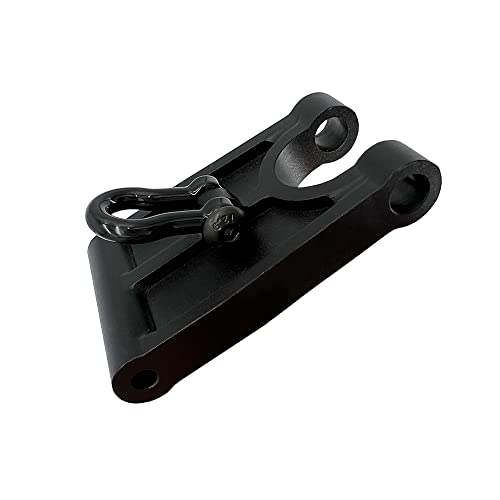 NexaPart RC-Zubehör Passend for Huina Bagger 1580 1594 1593 Schaufel H-Rahmen Aluminiumlegierung CNC-Anschlussplatine for 1592 1550 RC Bagger Modell Spielzeugteile(Frame Black Buckle) von NexaPart
