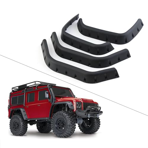 NexaPart RC-Zubehör RC Auto Kotflügelverbreiterungen for 1/10 RC Crawler Auto RC4WD D110 Defender Karosserie-Upgrade-Teile Karosserieteile #8017 von NexaPart