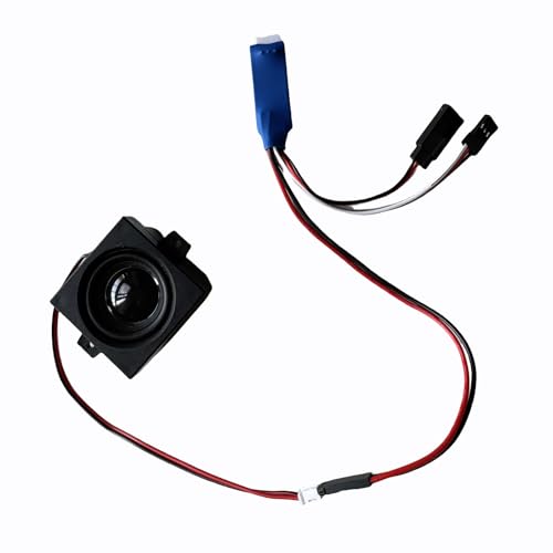 NexaPart RC-Zubehör RC Dieselmotor-Simulations-Soundmodul, 5–8,4V-Eingang, 2W Kleiner Hornlautsprecher for ferngesteuertes Auto, Boot, Flugzeug, DIY-Modell(with Big Horn) von NexaPart