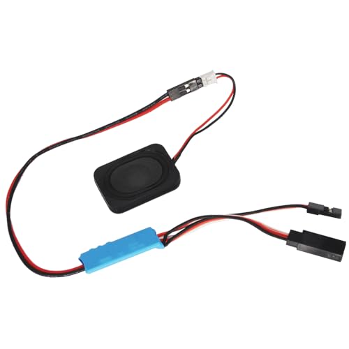 NexaPart RC-Zubehör RC Dieselmotor-Simulations-Soundmodul, 5–8,4V-Eingang, 2W Kleiner Hornlautsprecher for ferngesteuertes Auto, Boot, Flugzeug, DIY-Modell(with small Horn) von NexaPart