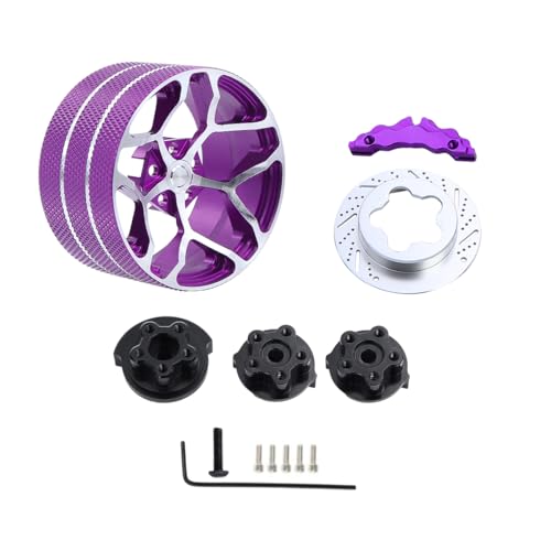 NexaPart RC-Zubehör RC-Sender-Lenkrad mit Bremsscheibe for Flysky Noble NB4 X6 X4 MT44 4PX 7PX RC4GS RC6GS WFLY X9 TQI Controller-Upgrade(Purple) von NexaPart