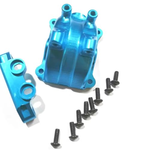 NexaPart RC-Zubehör Upgrade-Kit for die vordere/hintere Getriebeabdeckung aus Metall for das Tamiya TT02-Getriebe(Azure) von NexaPart