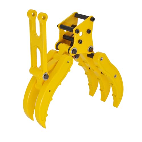 NexaPart RC-Zubehör Upgrade for Doppel-E-Metallgreifer for 1/14 RC E010 E111 EC160E Baggermodell Holzklammer Greiferbaugruppe S013-001 Teile von NexaPart
