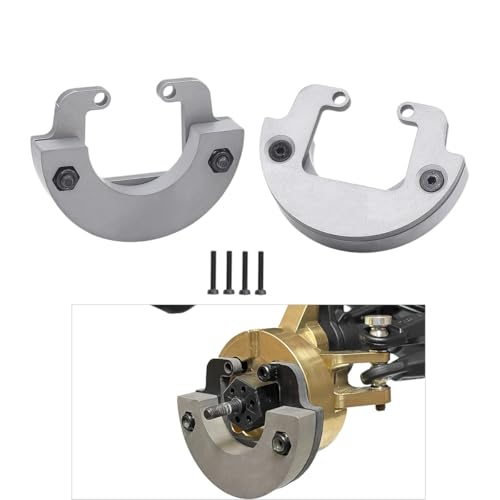 NexaPart RC-Zubehör Vordere Hinterachse Wolframstahl Äußeres Portalantriebsgegengewicht for 1/18 RC Crawler Axial UTB18 Capra Upgrade-Teile von NexaPart