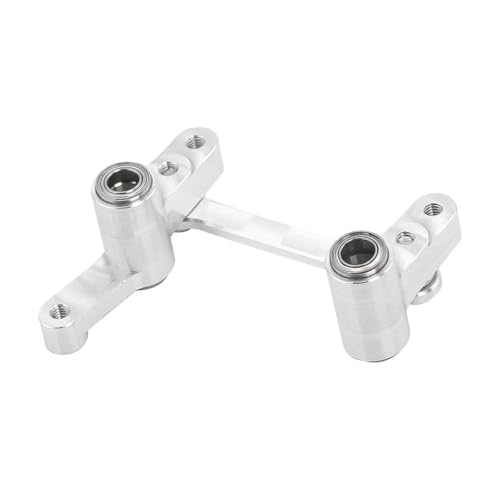 NexaPart RC-Zubehör for 1/14 MJX 14209 14210 CNC Aluminium Modifikation Lenkgruppe Montage mit Lagern for RC Auto Metall Upgrade Teile(Silver) von NexaPart