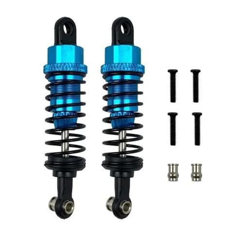 NexaPart RC-Zubehör for 1/18 WLtoys A959 Upgrade-Teile Aluminium-Stoßdämpfer vorne und hinten A949-55 Passend for TOZO C1022 RC-Auto Fernbedienungsspielzeug(Blauw) von NexaPart
