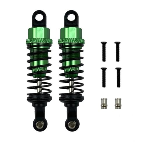 NexaPart RC-Zubehör for 1/18 WLtoys A959 Upgrade-Teile Aluminium-Stoßdämpfer vorne und hinten A949-55 Passend for TOZO C1022 RC-Auto Fernbedienungsspielzeug(Green) von NexaPart