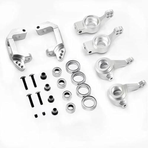 NexaPart RC-Zubehör for HSP 1/10 Aluminium Legierung Lenkung Kombination Upgrade kit 102010 102011 102012 102068 Kugellager for 94123 94111 94107 94170(Wit) von NexaPart